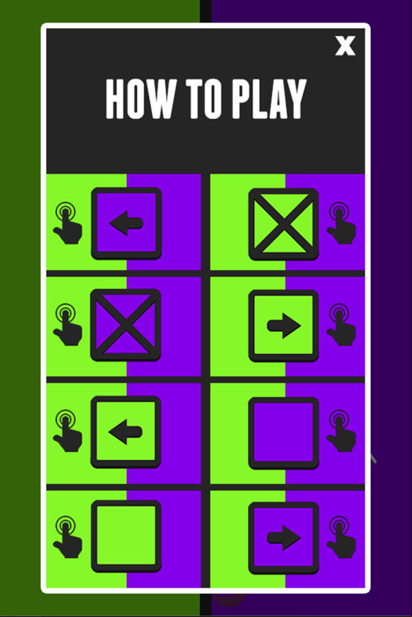 2 Sides Game How to Play Screen Screenshot.