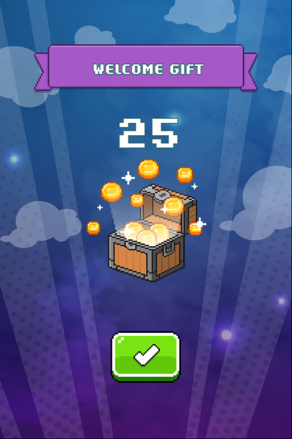 Amazing World of Gumball Gum Dropped Game Welcome Gift Screenshot.