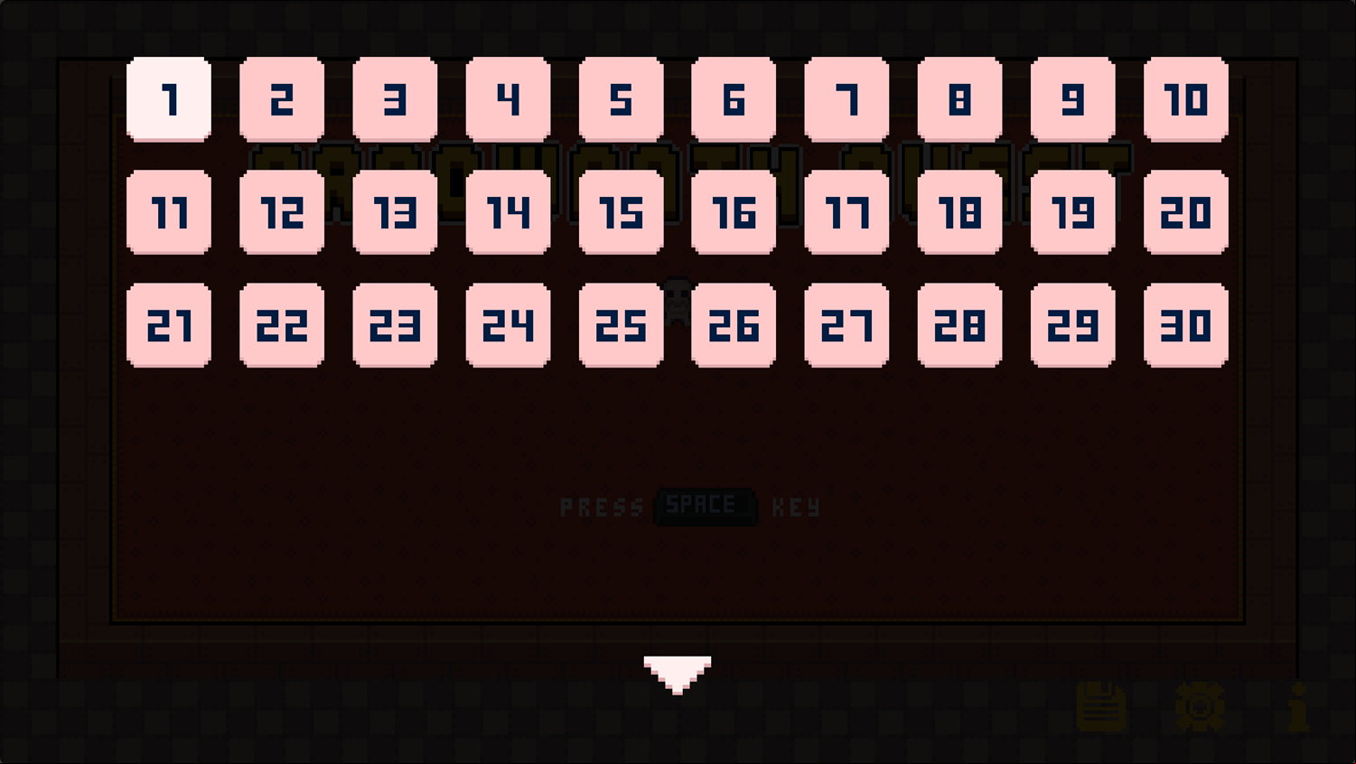 Arrow Path Quest Game Level Select Screenshot.