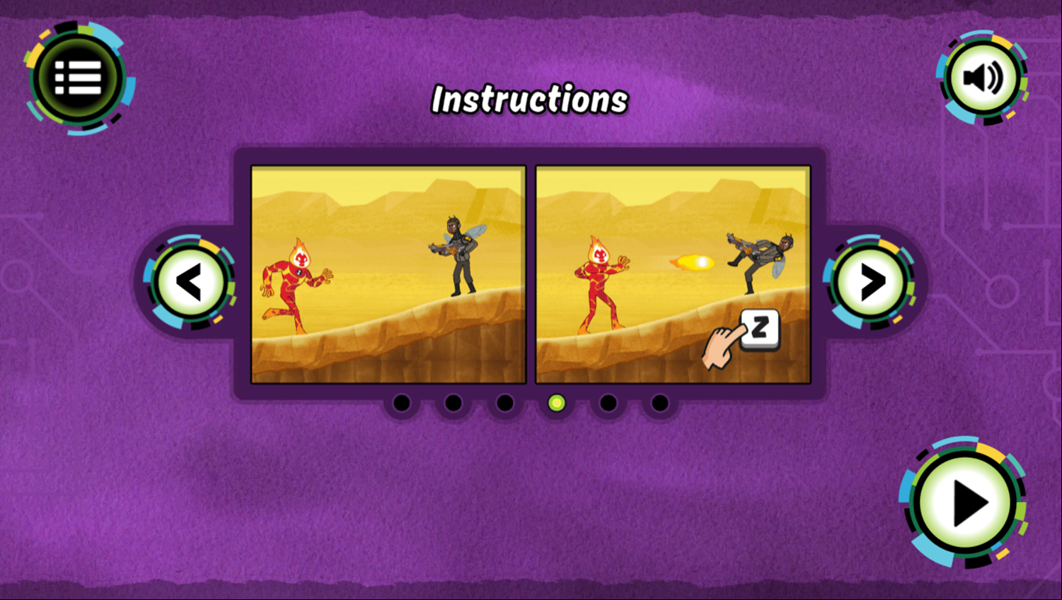 Ben 10 Hero Time Game Third Skill Screenshot.