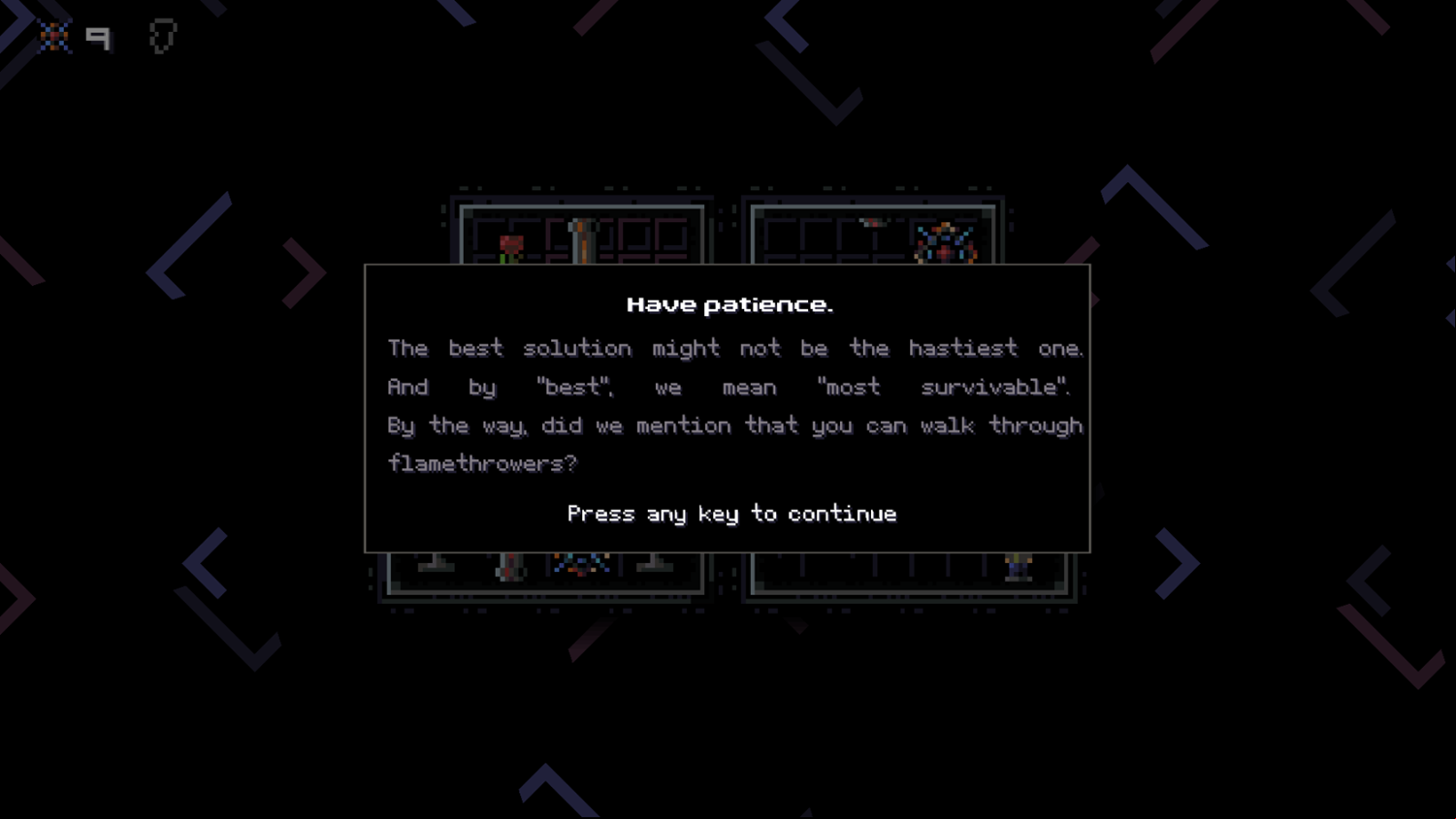 Blaze of Affection Game Have Patience Screenshot.