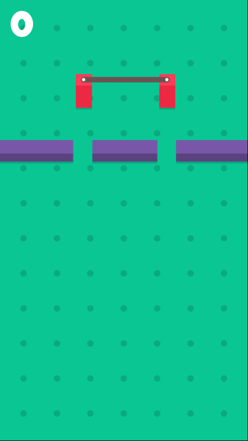 Bridge Down Game Play Screenshot.