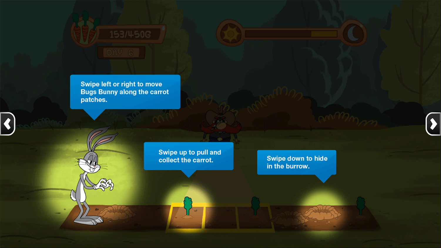 Bugs Bunny Carrot Crisis How To Play Screenshot.