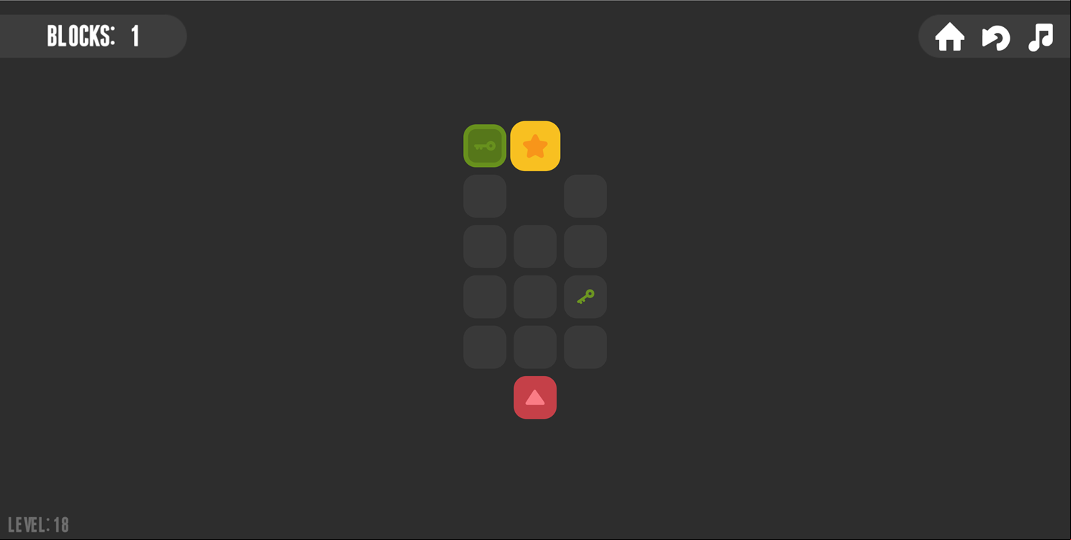 Buro Path Game Key Level Screenshot.