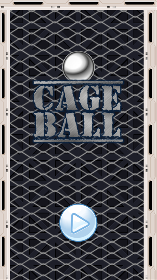 Cage Ball Game Welcome Screen Screenshot.