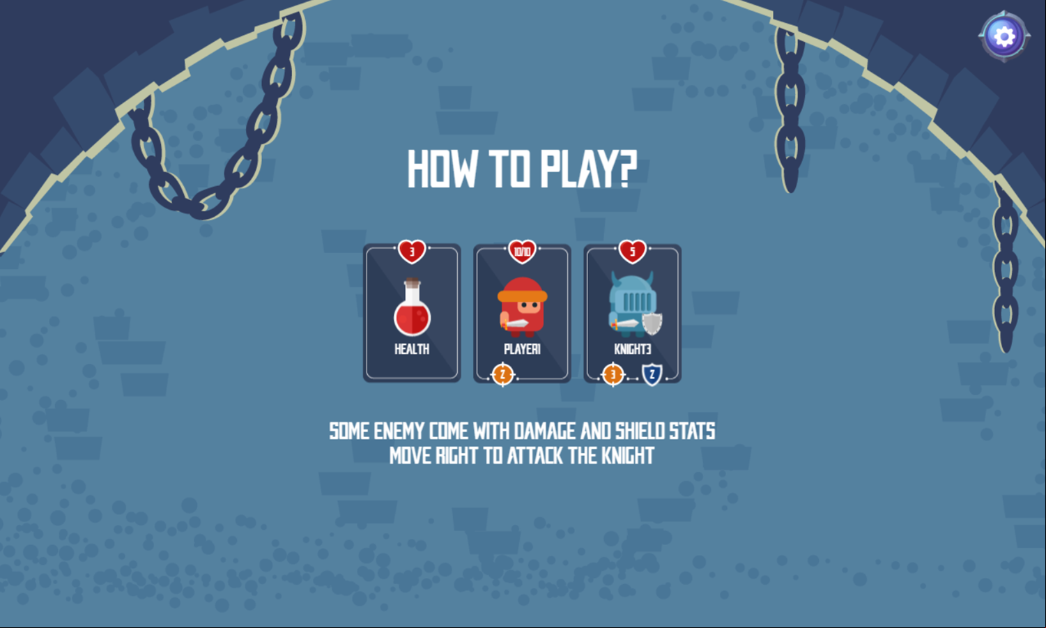 Card Attack Game Play Tips Screenshot.
