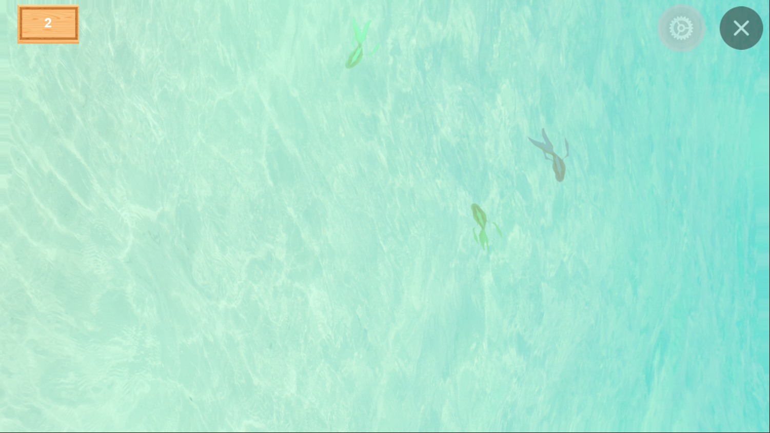 Cat Fishing Game Start Screenshot.