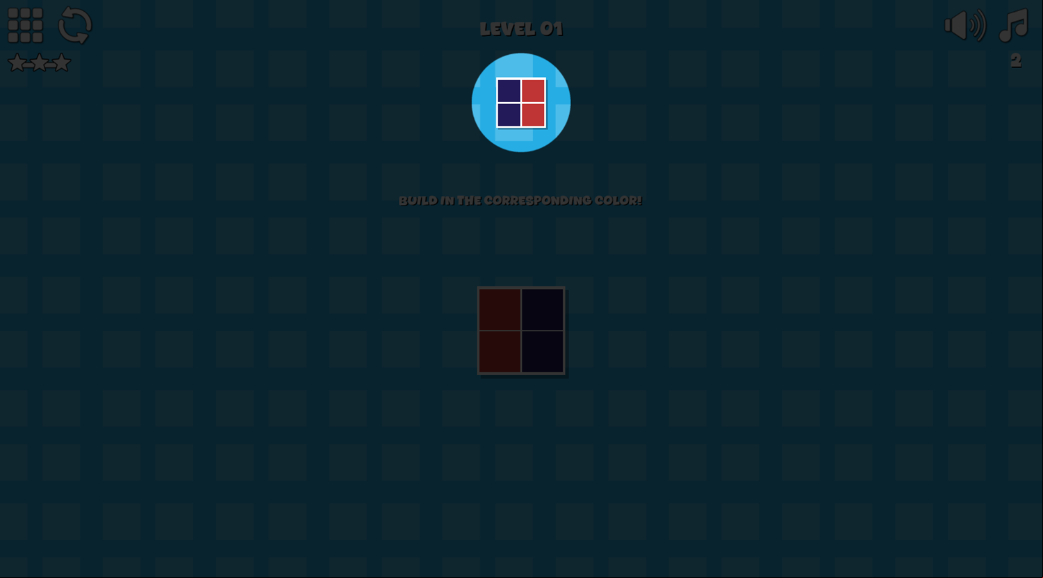Colors Grid Game How To Play Screenshot.