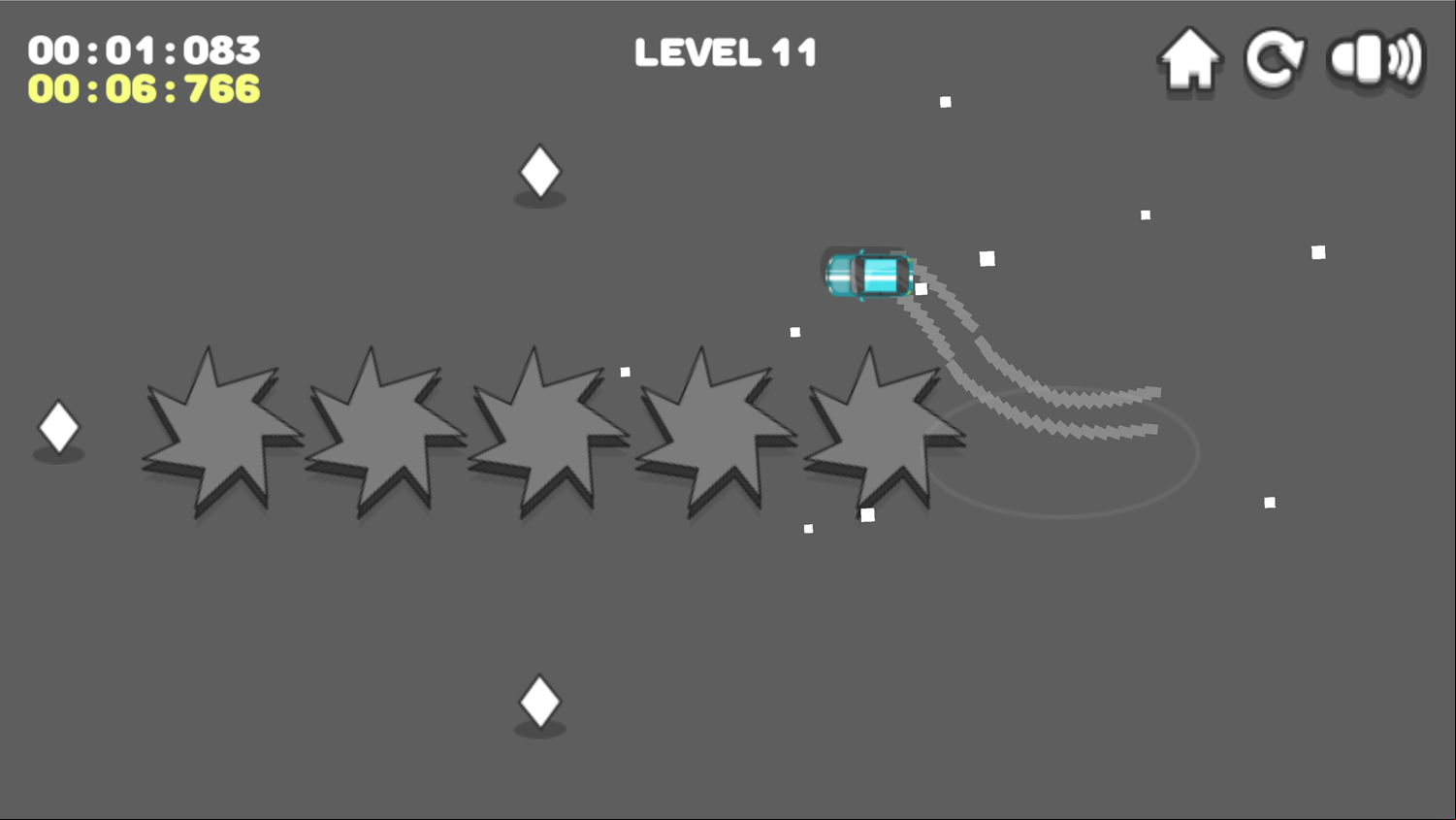 Crazy Drift Game Screenshot.