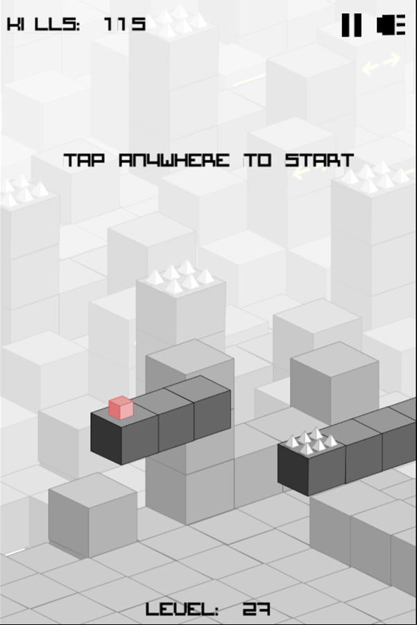 Cube Xtreme Game Final Level Screenshot.