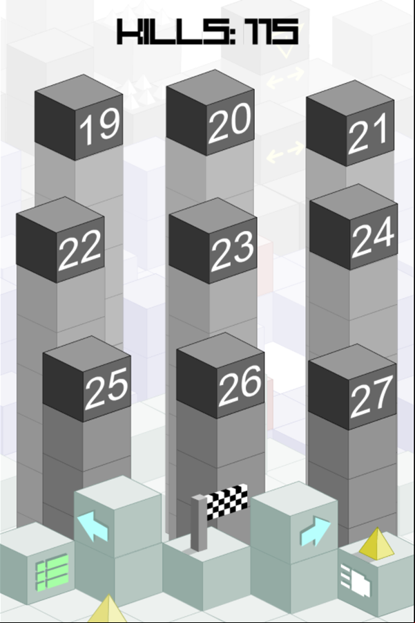 Cube Xtreme Game Level Select Screen Screenshot.