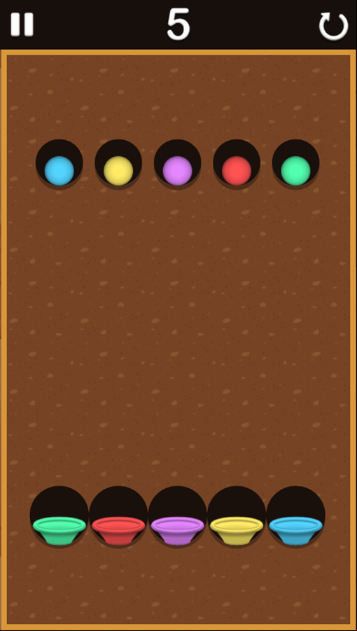 Dig Up The Way Game Many Colors Screenshot.