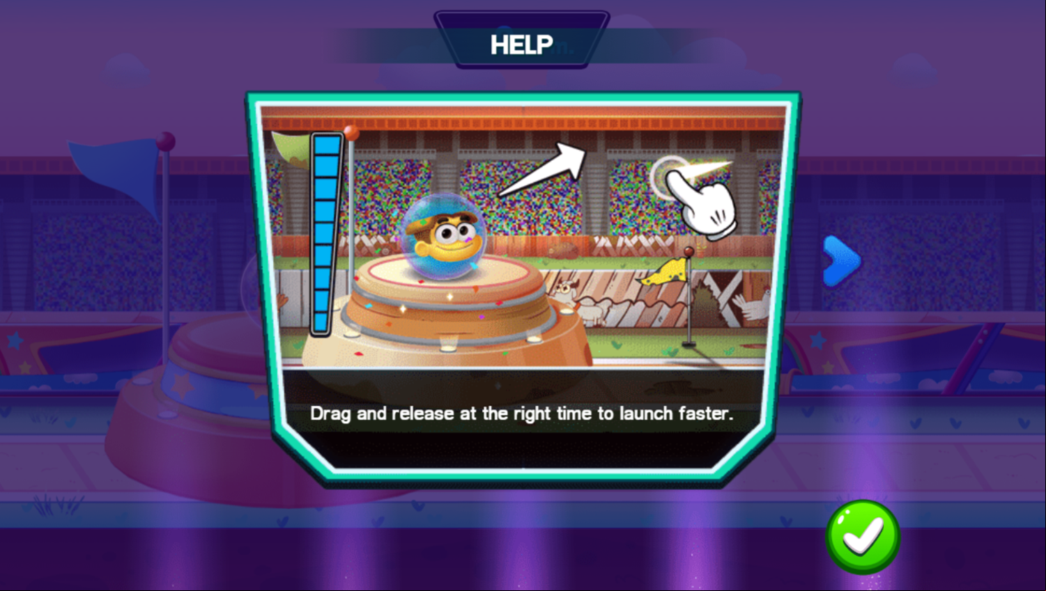 Disney Bounce Game Long Jump How To Play Screenshot.