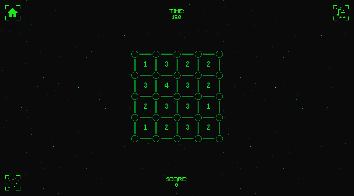 Dots Game Expert Difficulty Screenshot.