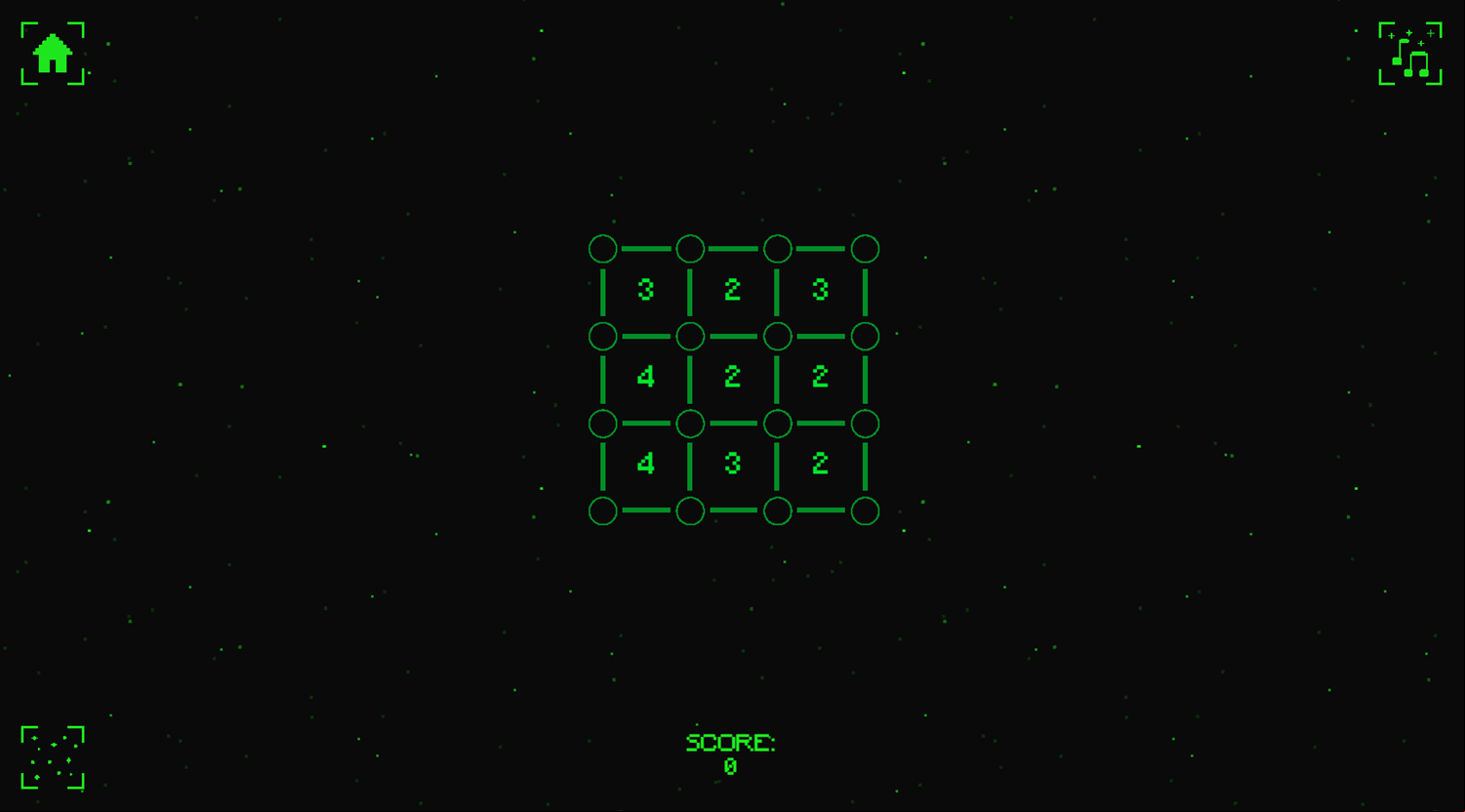 Dots Game Start Screenshot.
