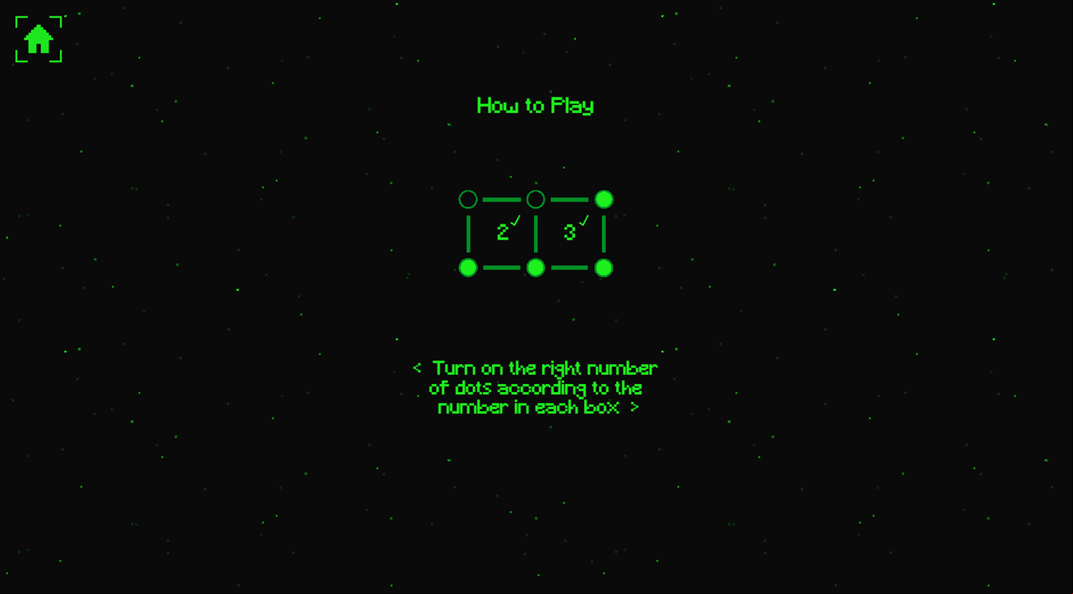 Dots Game How To Play Screenshot.