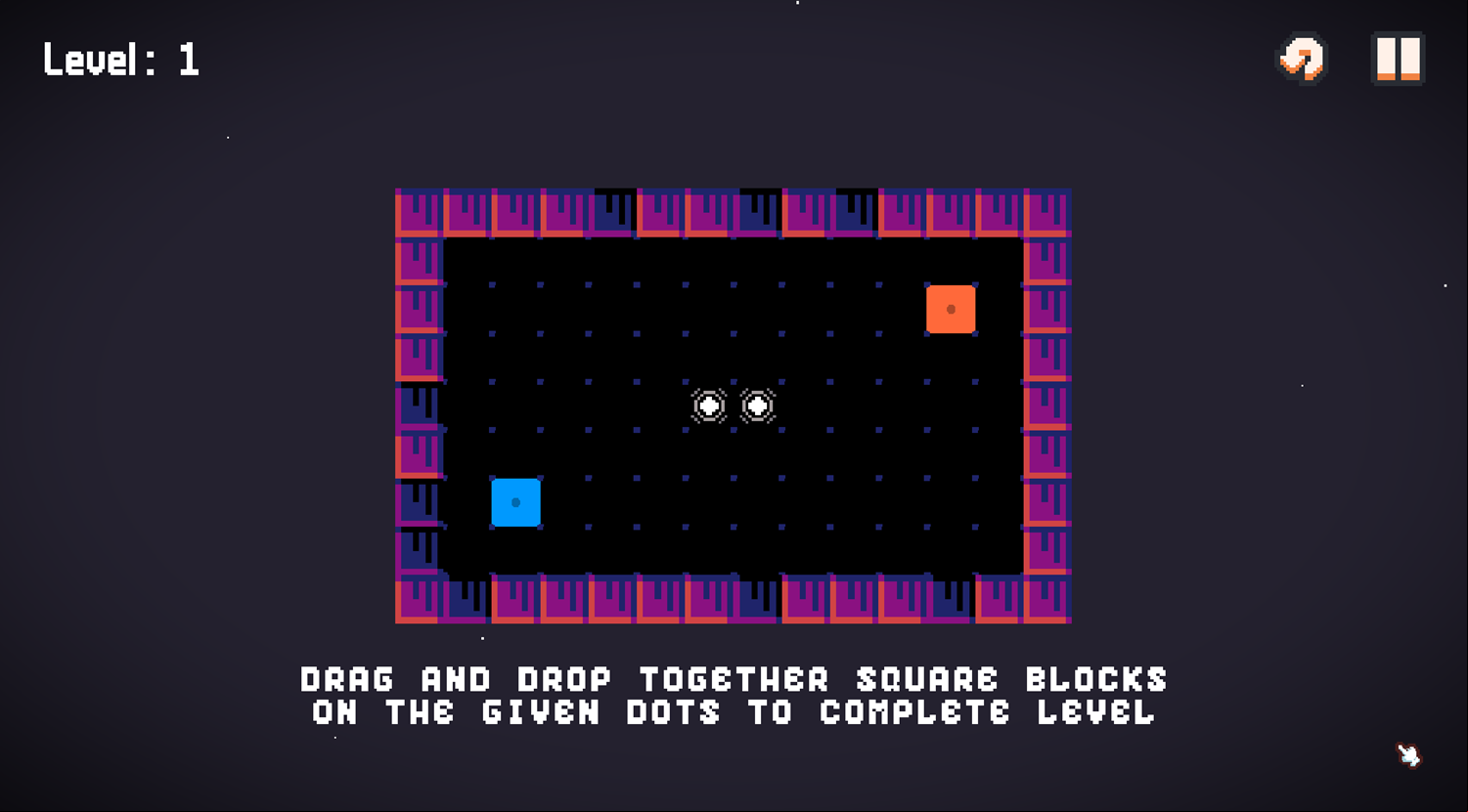 Drag and Drop Block Puzzle Game How To Play Screenshot.