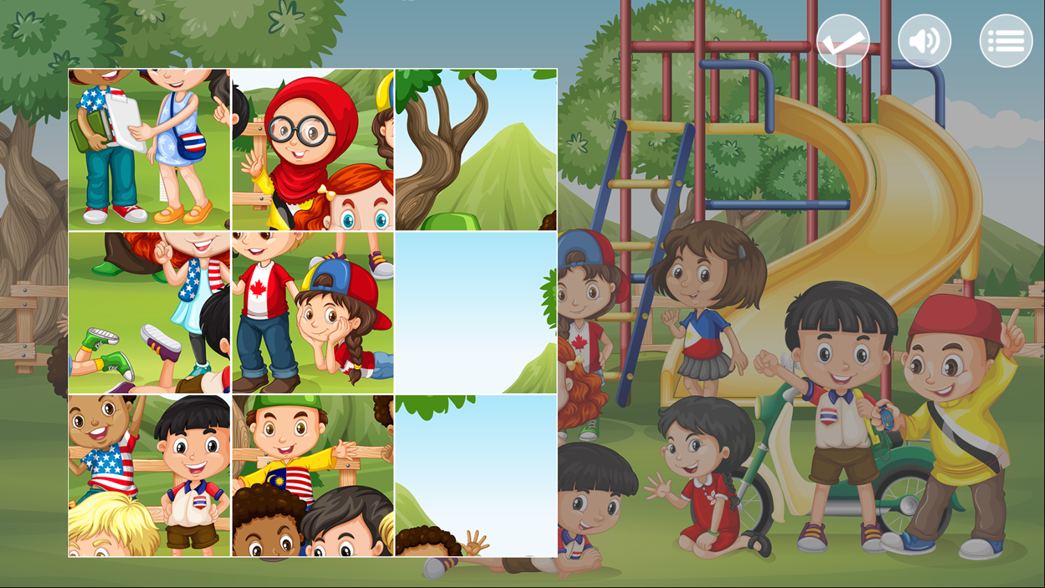 Drag Puzzle Game Level Progress Screenshot.