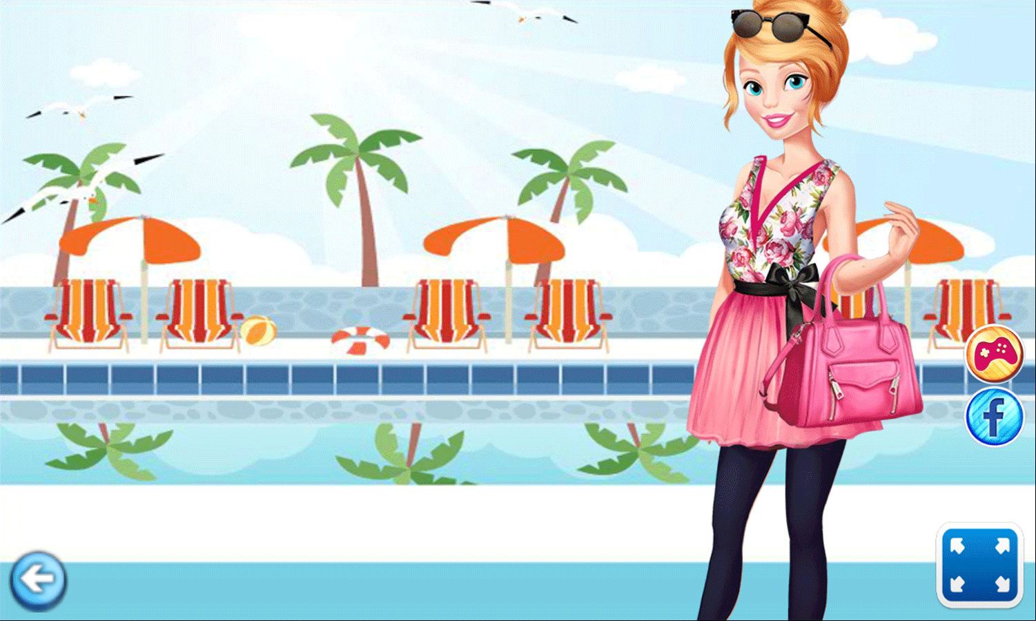Dress Night Dress Up Game Final Layout Screenshot.