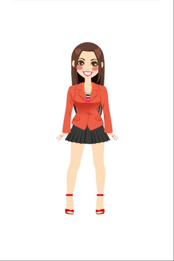 Dress Up Game Export Screenshot.