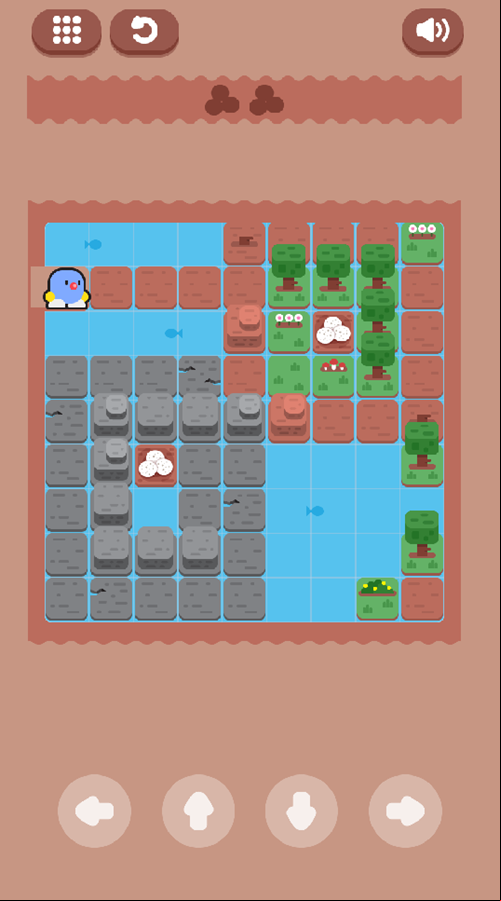Egg Quest Game Level Start Screenshot.