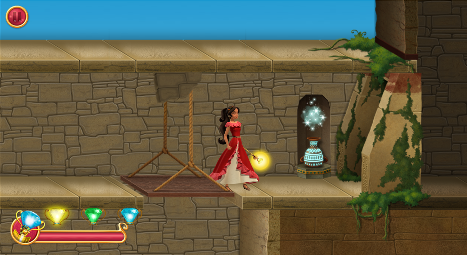 Elena of Avalor Adventures in Avalor Magic Maze Game Screenshot.