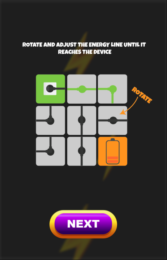Energy Path Game How To Play Screenshot.