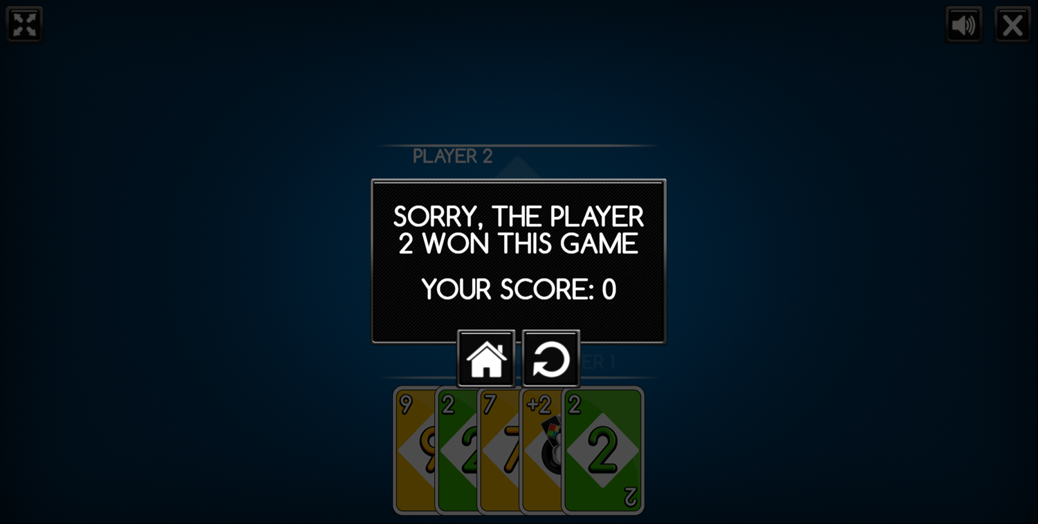 Four Colors Game  You Lose Screenshot.