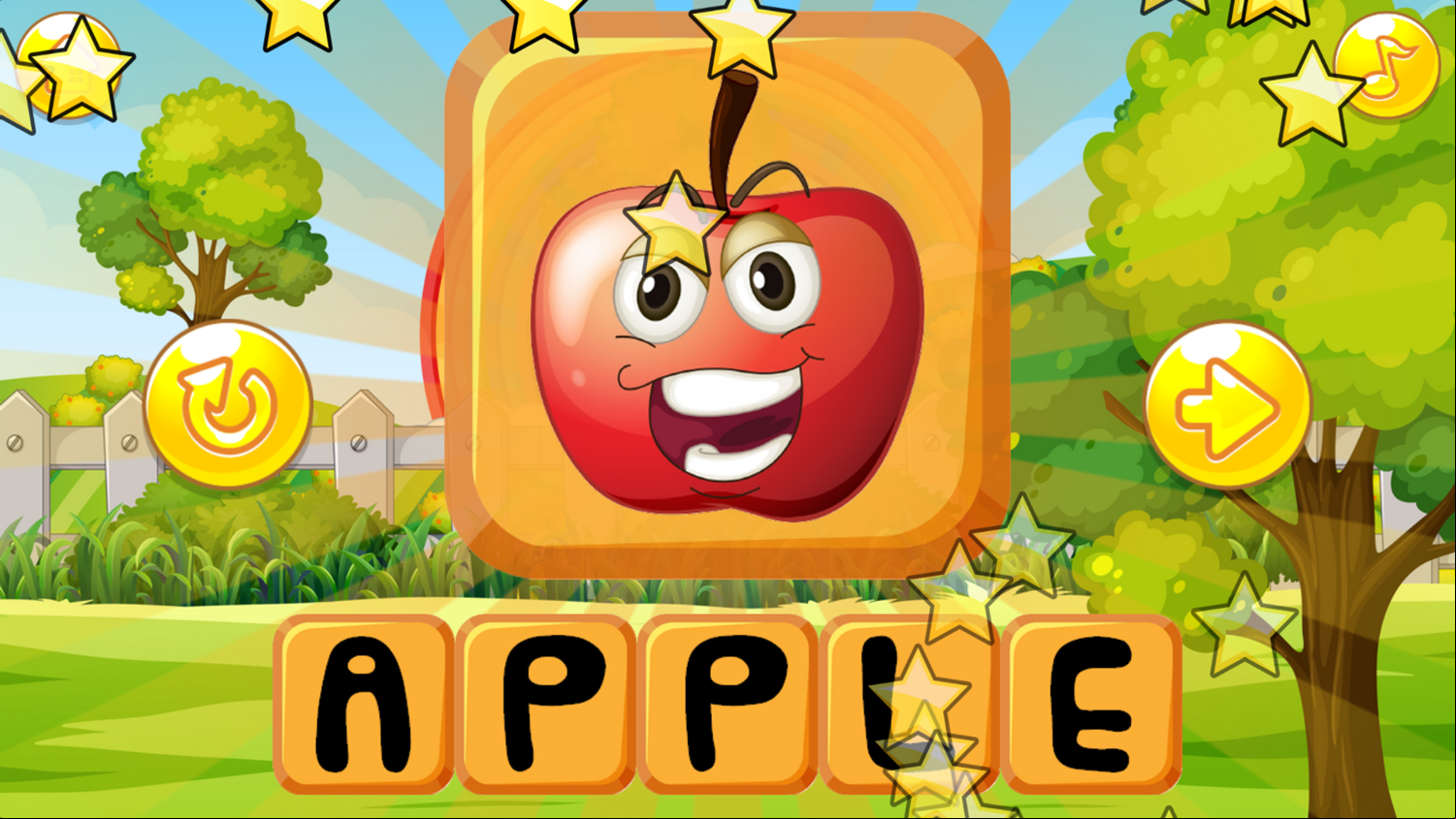 Fruit Garden Game Right Answer Screenshot.