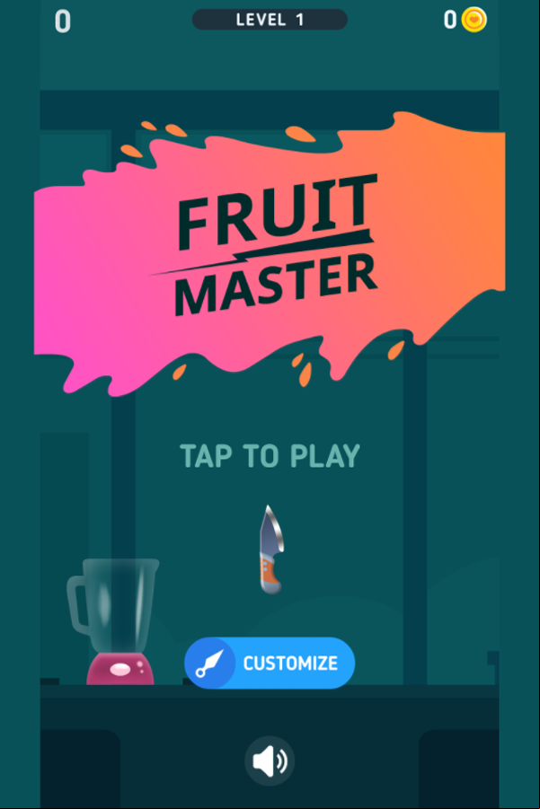 Fruit Master Welcome Screenshot.
