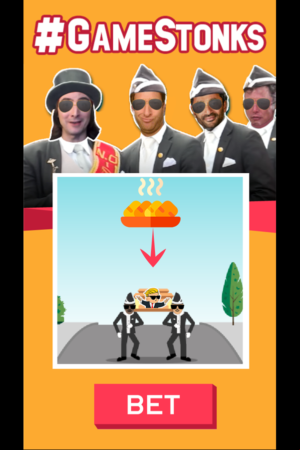 GameStonks Game Welcome Screenshot.