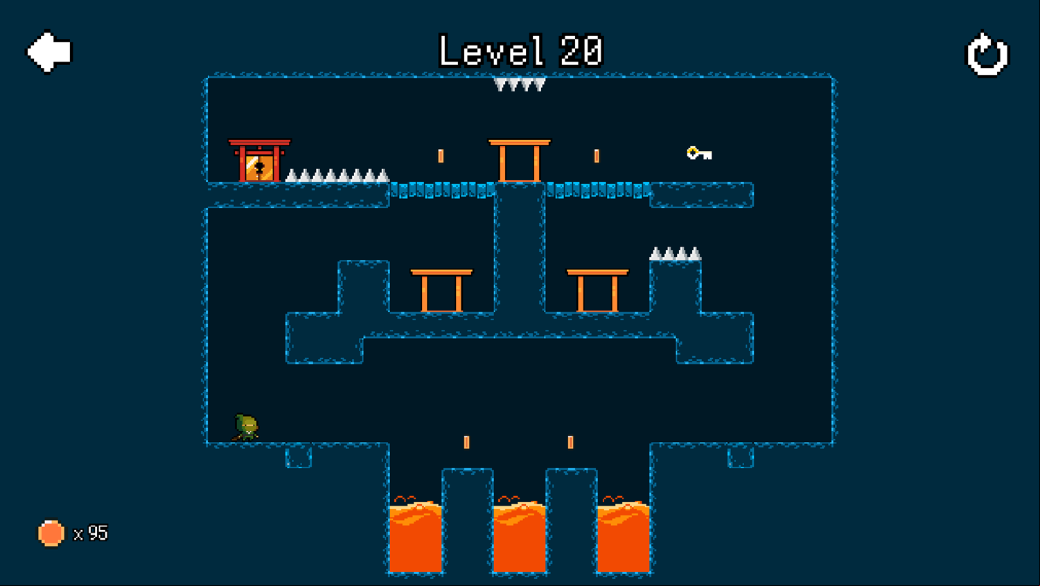 Getaway Ninja Game Final Level Screenshot.