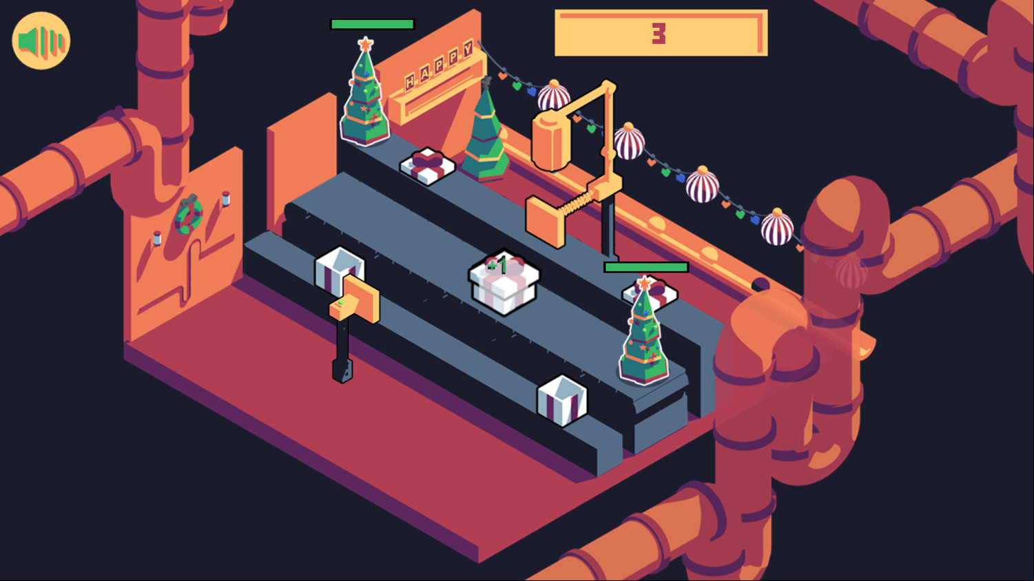 Gift Factory Game Play Screenshot.