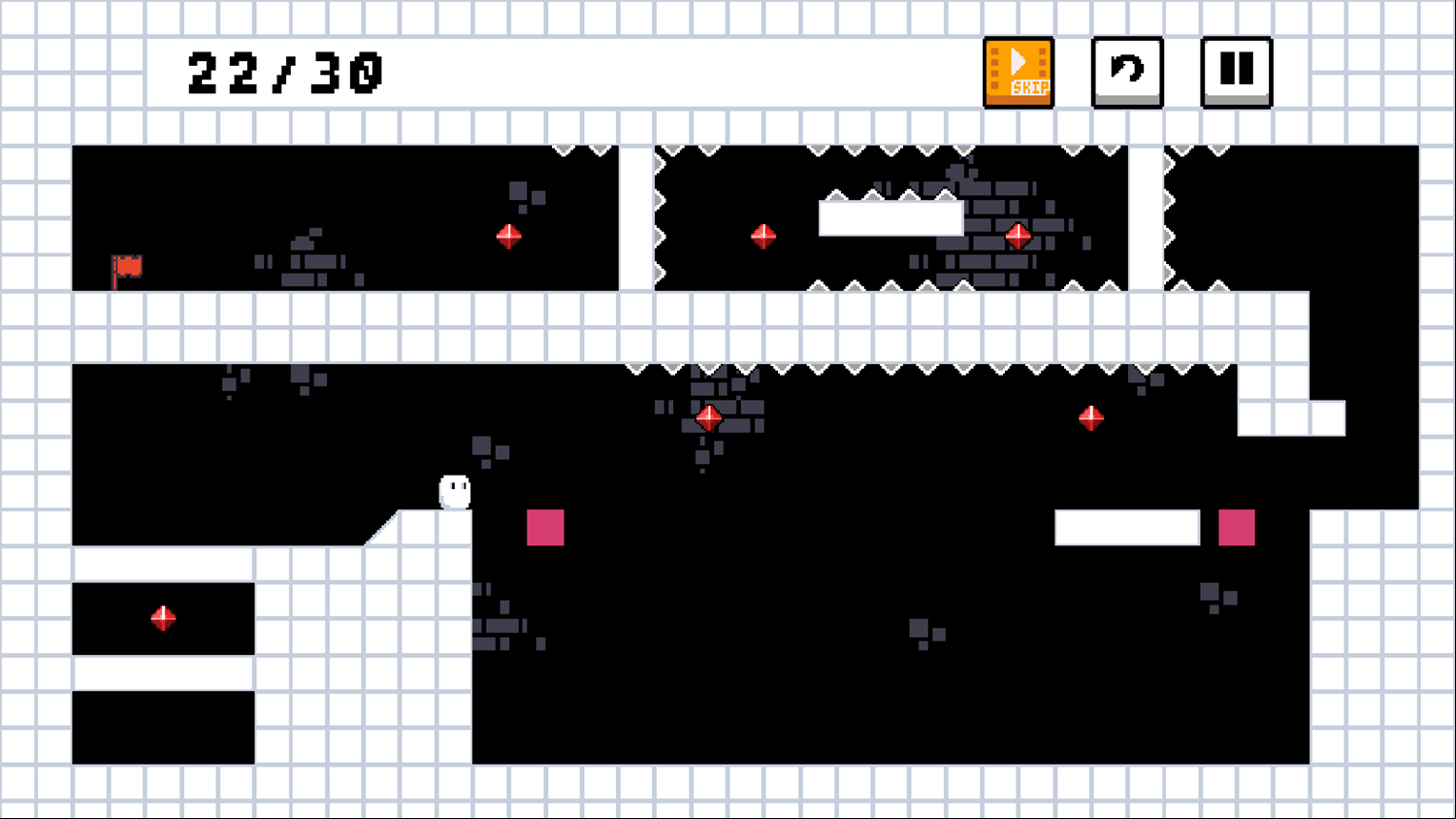 GyroForcer Game Level With a Moving Platform Screenshot.