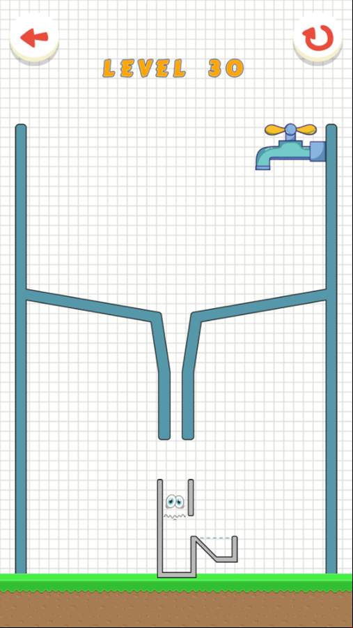 Happy Cups Game Level Progress Screenshot.