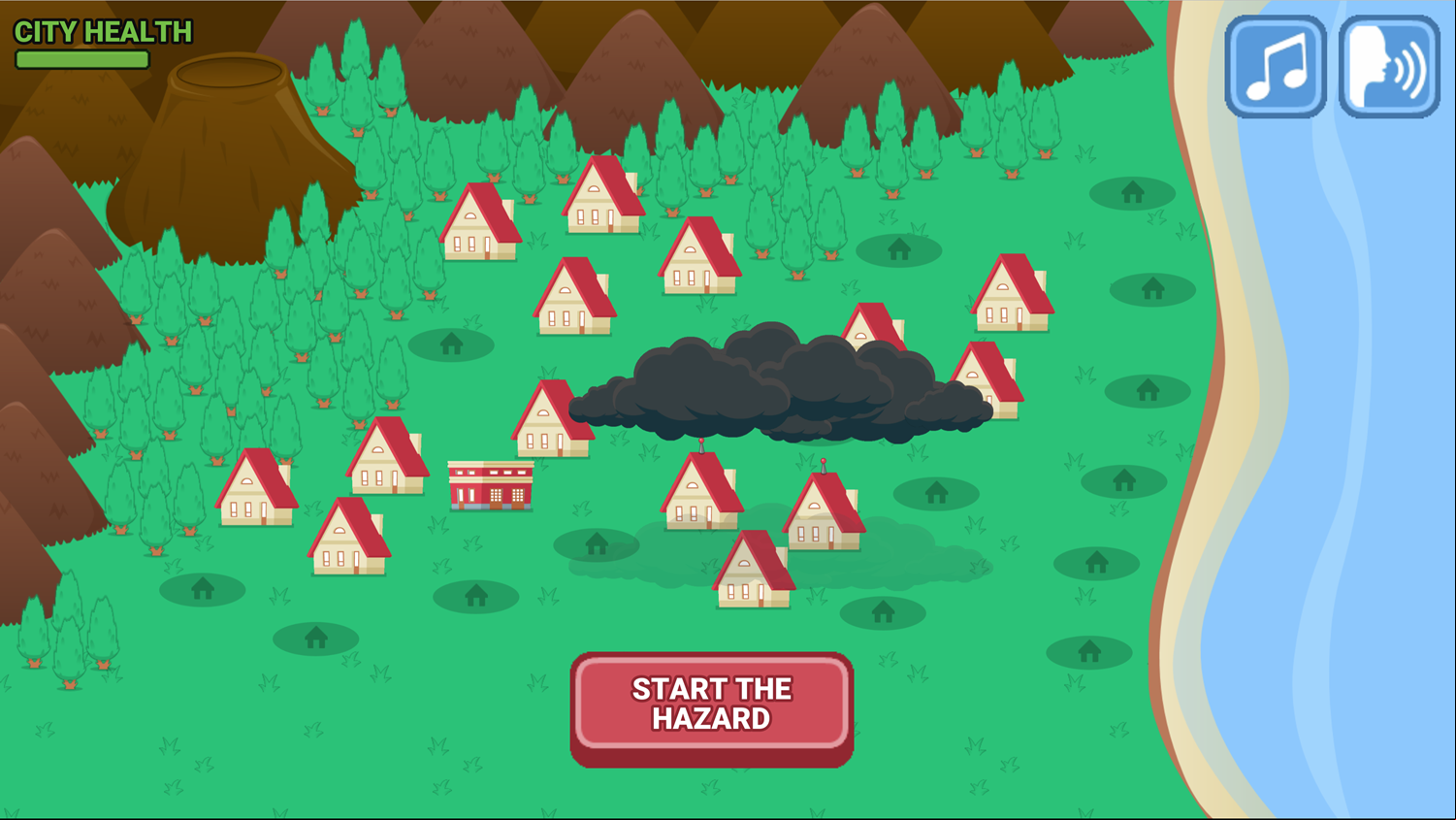Hazardville Game Start the Hazard Screenshot.