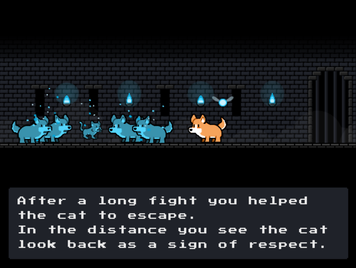 I Used to be a Dog Game 4th Scene Result Screenshot.