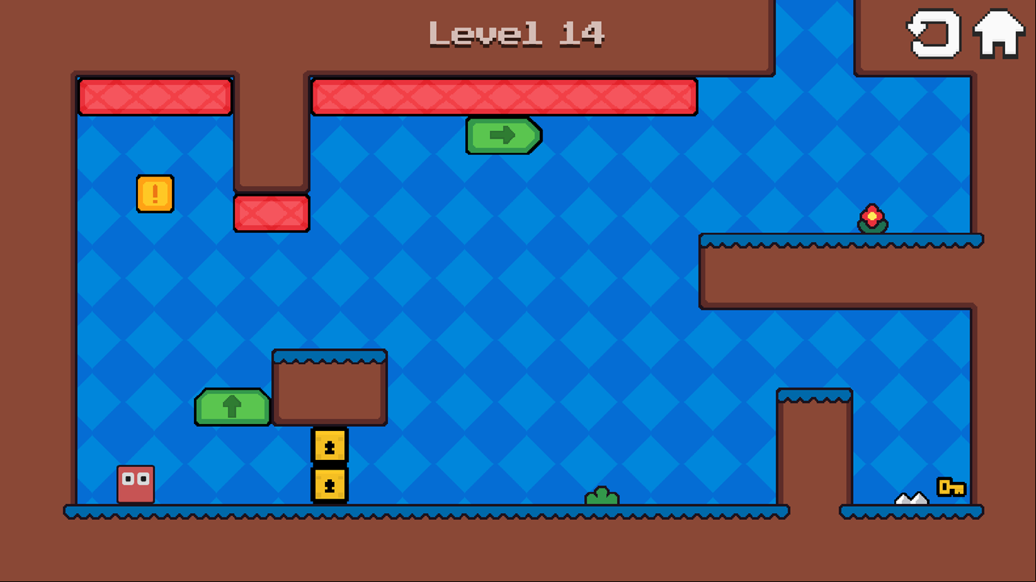 Joe Jumper Game Level With an Exclamation Block Screenshot.