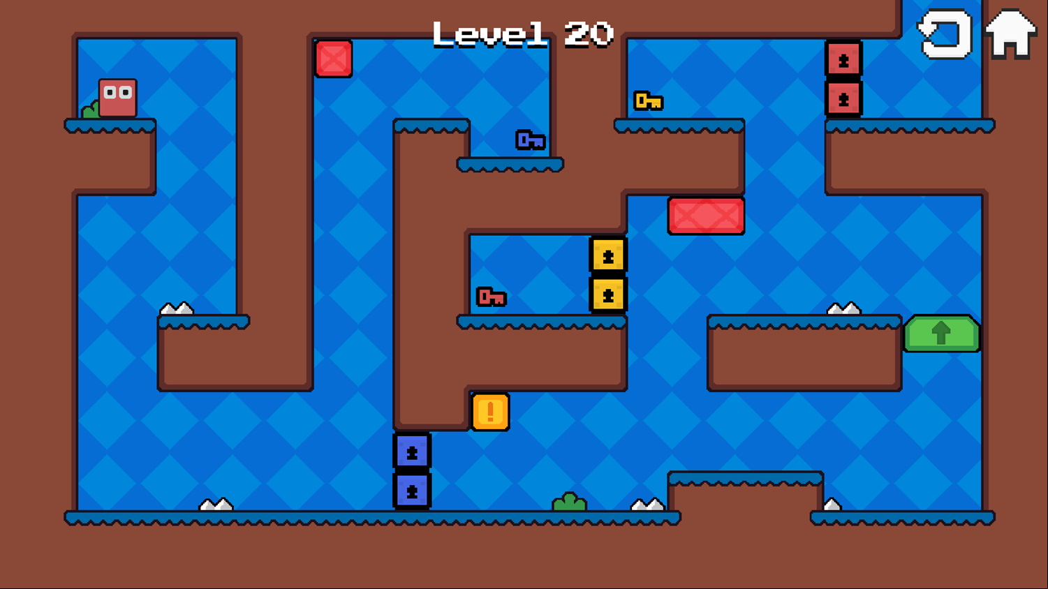 Joe Jumper Game Final Level Screenshot.