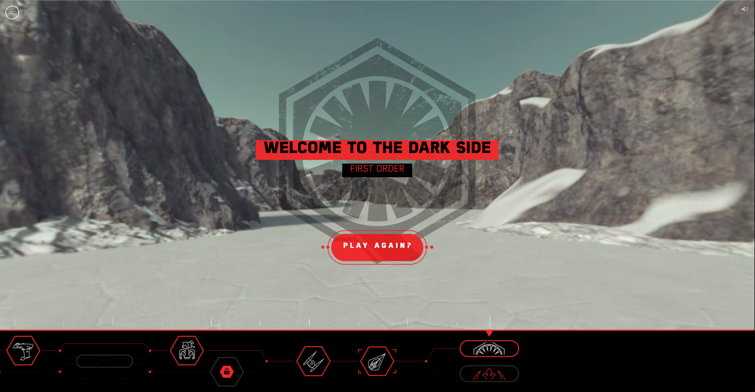 Star Wars Battlerun Game Complete Screenshot.