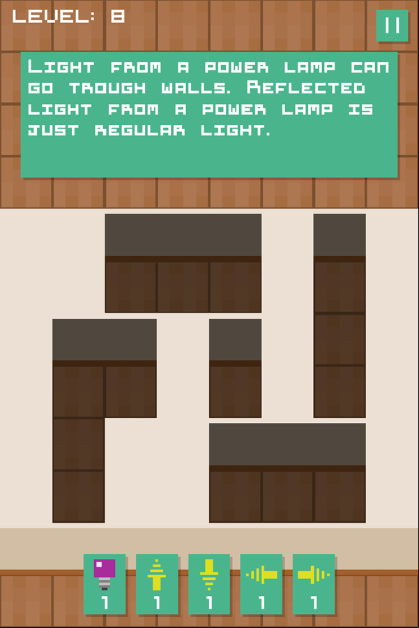 Light On 2 Game Special Lamp Screenshot.