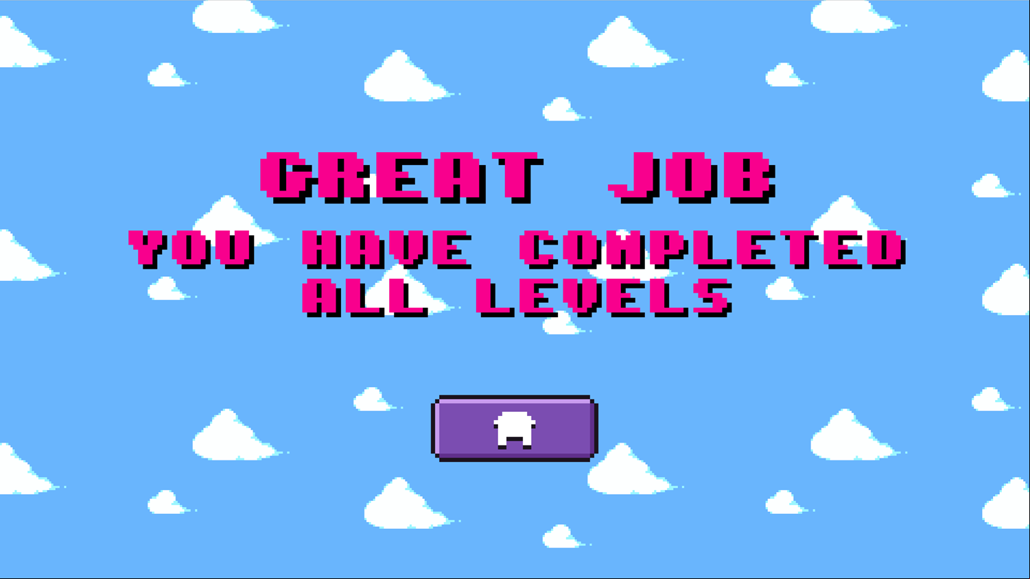 Lolo Adventure Game Beat Screen Screenshot.