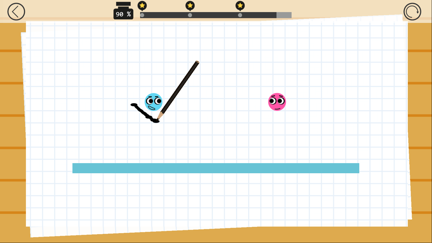 Love Balls Game Level Play Screenshot.