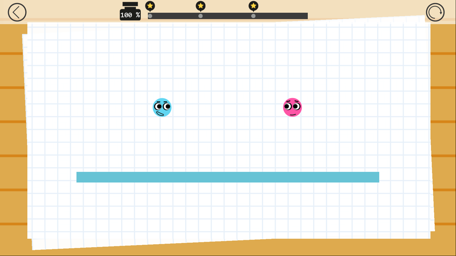 Love Balls Game Level Start Screenshot.