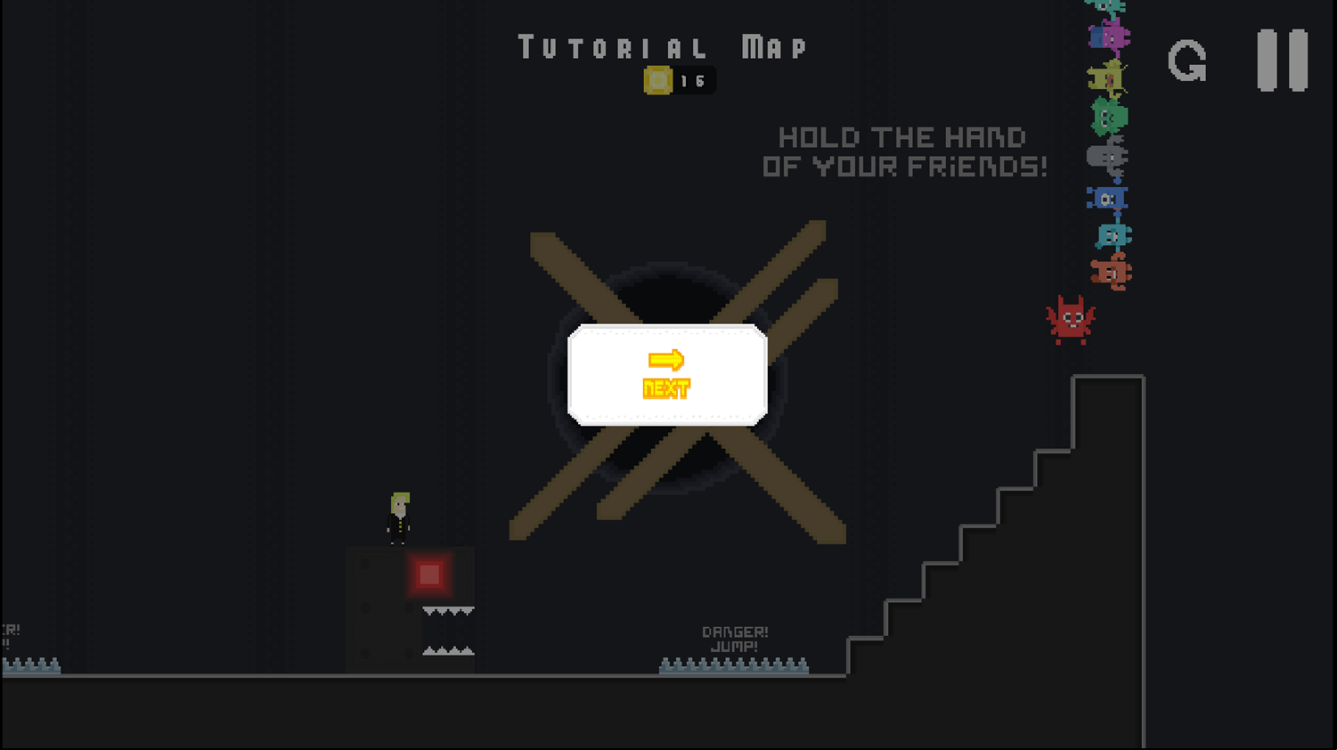 Lucky vs Lou Game Tutorial Complete Screen Screenshot.
