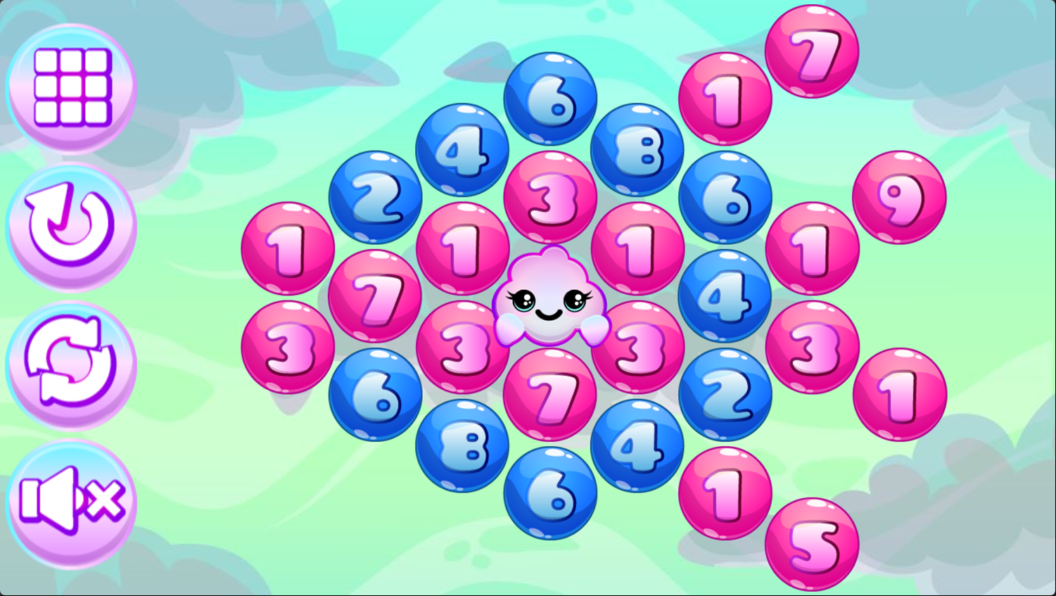 Math Solve a Bubbly Learning Experience Game Level Progress Screenshot.