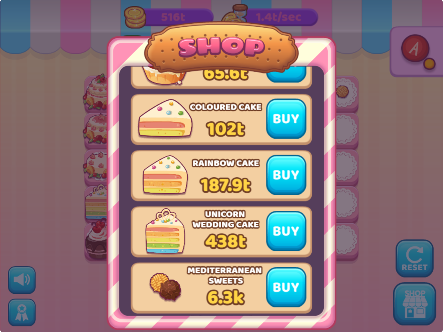 Merge Cakes Game All Recipes Unblocked Screenshot.