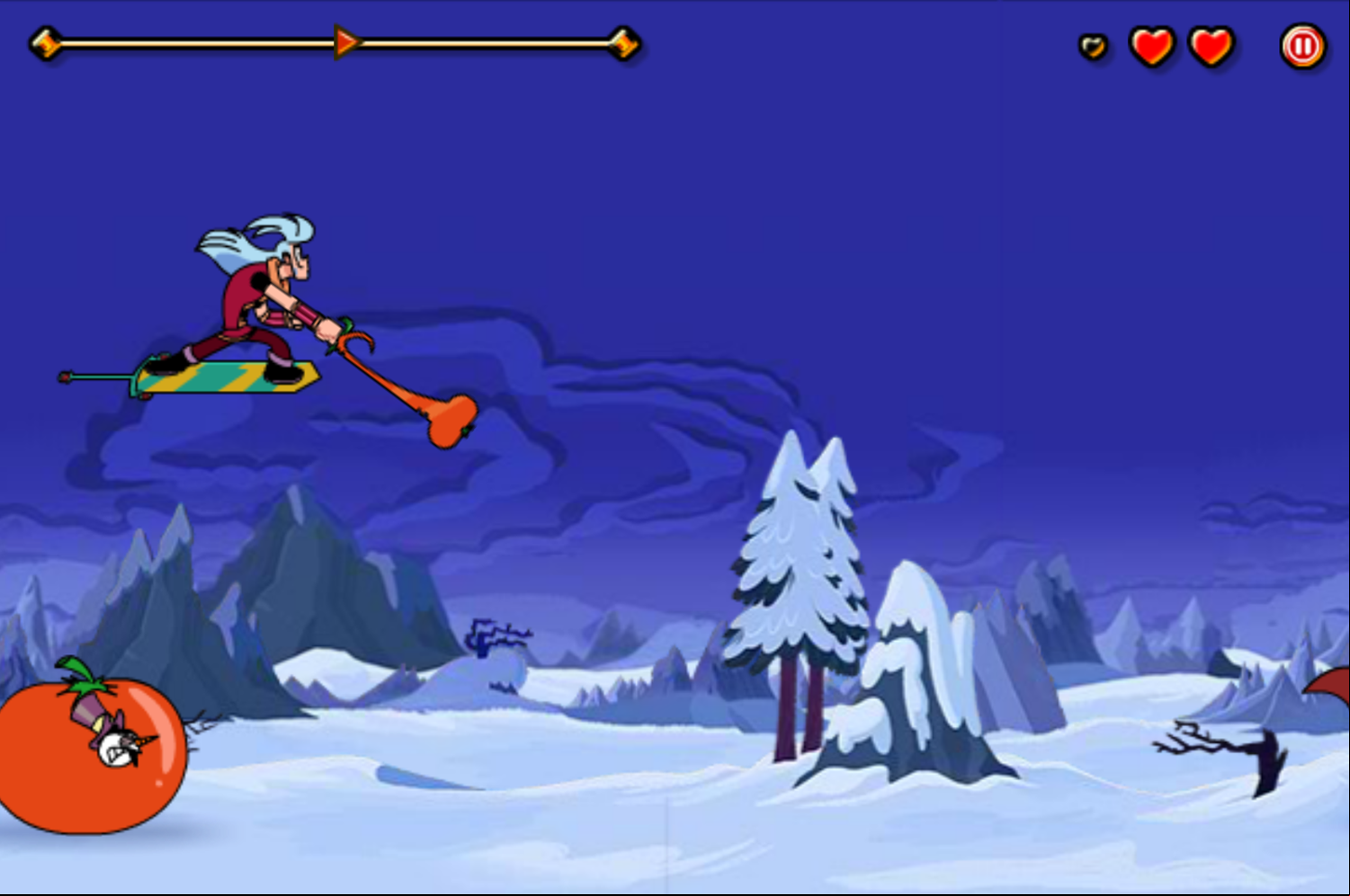 Mighty MagiSwords Hoversword Hustle Game Tomato Magisword Gameplay Screenshot.