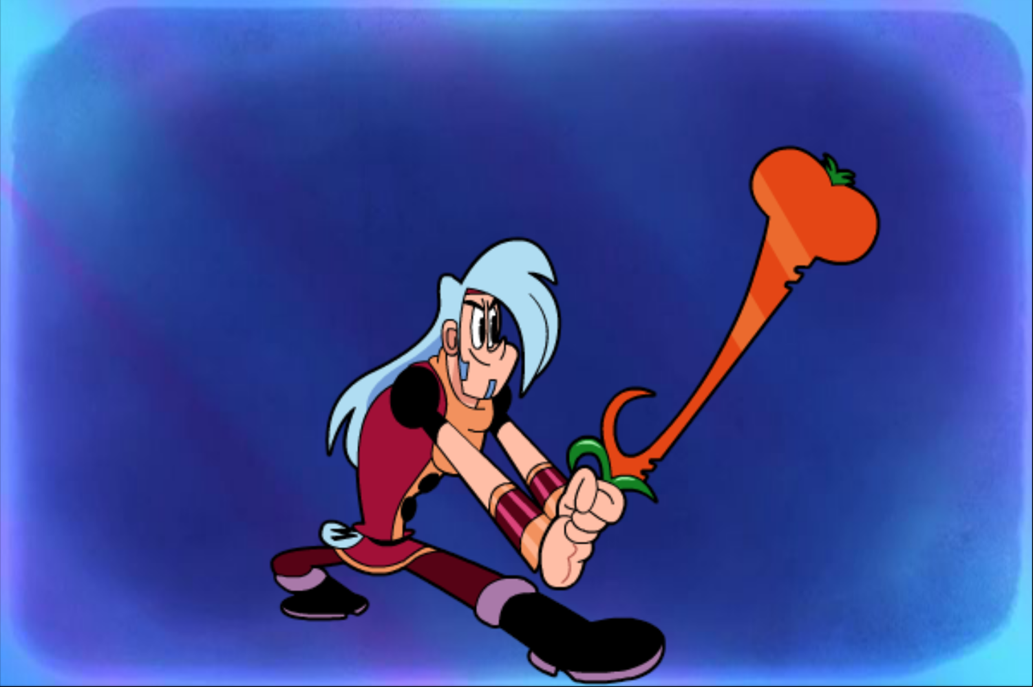 Mighty MagiSwords Hoversword Hustle Game Tomato Magisword Introduction Screenshot.