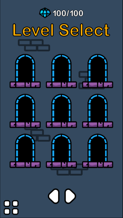 My Precious Game Level Select Screen Screenshot.